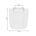 Assento Sanitário Clean/Boss Fechamento Comum Branco Sensea